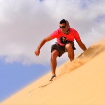 Sandboarding in Egypt